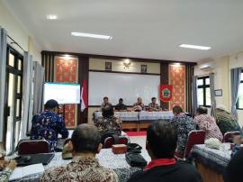 Lurah dan Ulu-Ulu Kalurahan Nglanggeran Ikuti Rapat Koordinasi Persiapan Kegiatan GOTRO